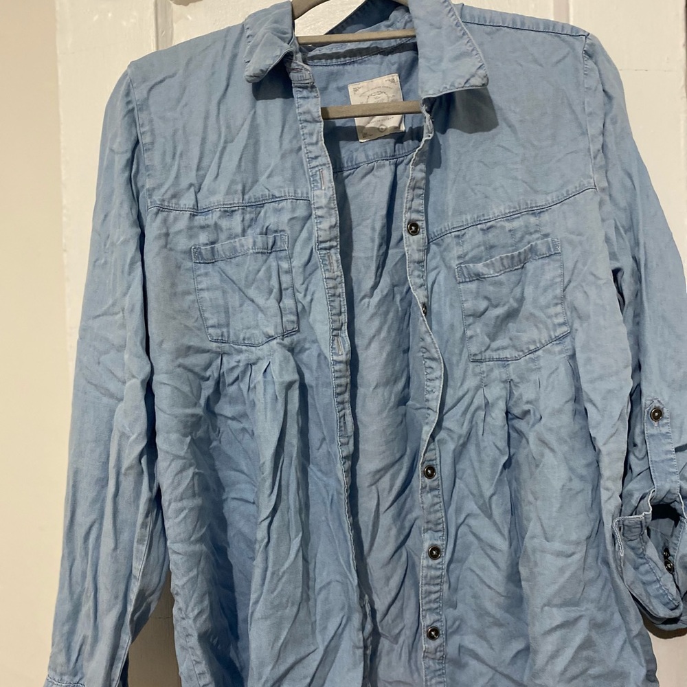 Denim blue long sleeve